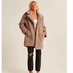 Abercrombie and Fitch Teddy Coat